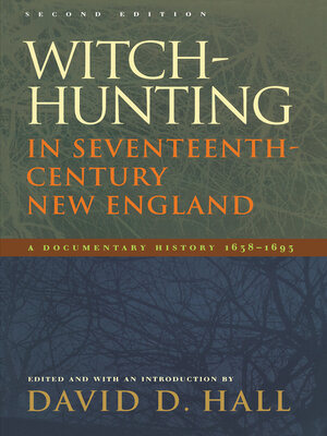 cover image of Witch-Hunting in Seventeenth-Century New England